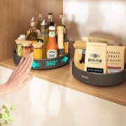 Plato Organizador Bandeja Giratoria Cocina Almacenamiento - Imagen 4