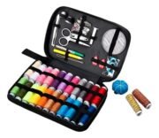 Set De Costura Estuche 130 Agujas Hilos Accesorios Tijera