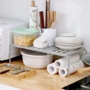 Organizador Estante De Cocina Gabinete Encimera Regulabl - Imagen 2