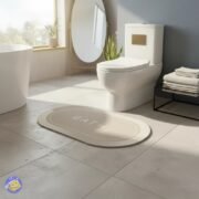 Alfombra Baño Antideslizante Absorvente Suave Ducha Moderna - Imagen 3