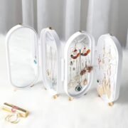 Organizador Bijou Aros Collares Alhajero Aretes Joyas Color - Imagen 2