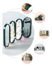 Organizador Bijou Aros Collares Alhajero Aretes Joyas Color - Imagen 3