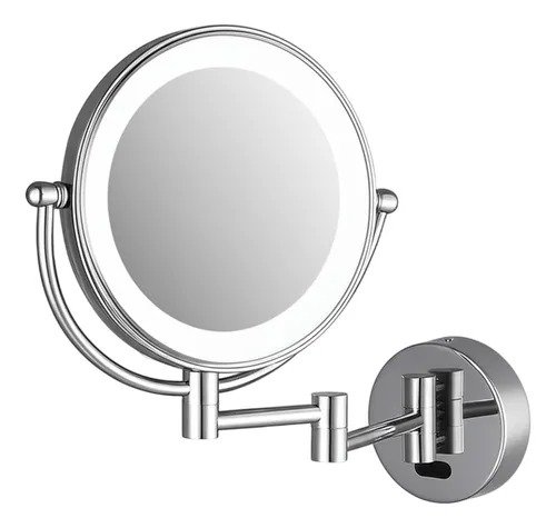 TQ-F50117_1 Espejo De Pared Luz Led Aumento X3 Brazo Extensible Make Up - Imagen 1