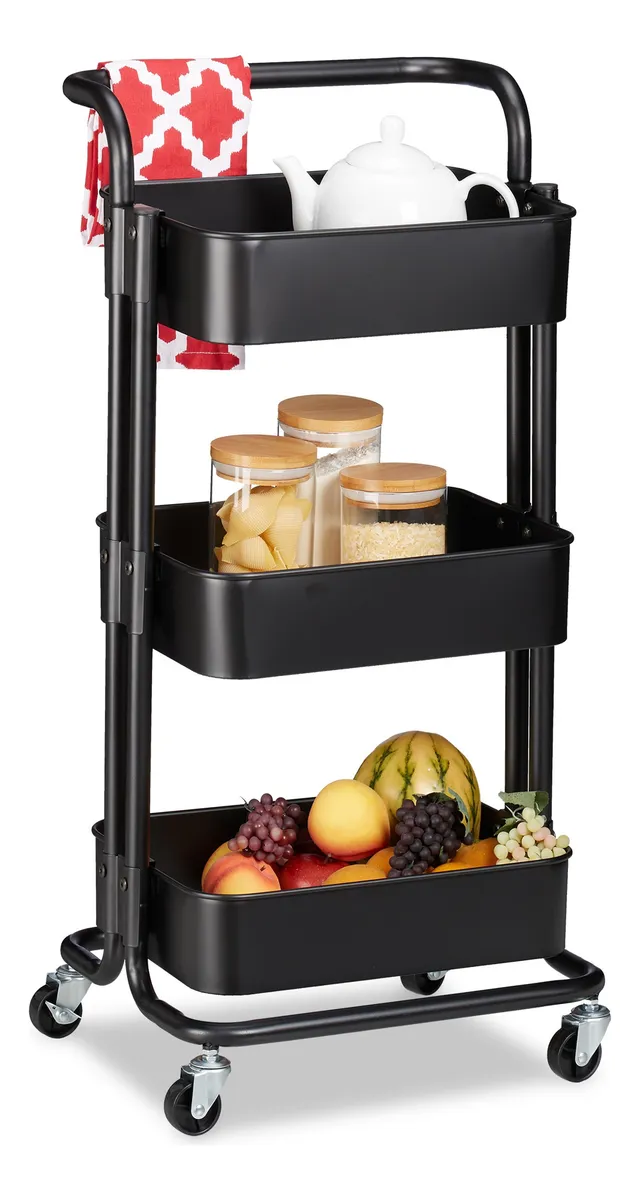 D_NQ_NP_2X_618304-MLA89455316031_082025-F (1) Carrito Organizador Plastico Multiuso Cocina Estante Ruedas - Imagen 1