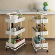 Carrito Organizador Plastico Multiuso Cocina Estante Ruedas - Imagen 4