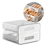 Huevera 32 Huevos Cajones Caja Plástico Contenedor Cocina - Imagen 6