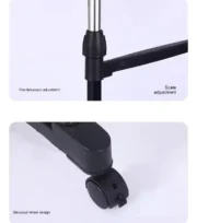 Perchero Exhibidor Portatil Doble De Pie Movil Doble Barra - Imagen 4