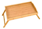 Mesa Bandeja Desayunadora Madera Para Cama Patas Plegables