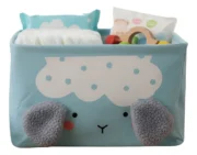 Contenedor Canasto Divisiones Pañalero Tela Bebe Infantil