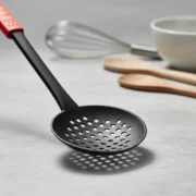 Espumadera Colador Fideos Pastas Antiadherente Cocina Rojo - Imagen 2