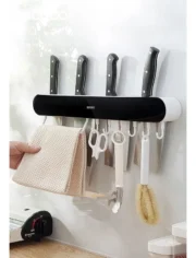 Organizador Cocina Porta Cuchillos Con Ganchos Ecoco - Imagen 3