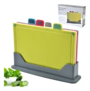 Set De Tablas Cocina Antideslizantes Con Soporte Y Rotulo Tablas - Imagen 6