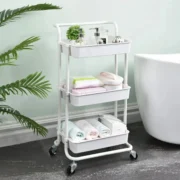 Carrito Organizador Plastico Multiuso Cocina Estante Ruedas - Imagen 5