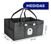 Bolso Canasto Organizador Para Bebes P/guardar Ropa Juguetes - Imagen 3