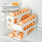 Organizador De Huevos Dispensador Porta Huevera 4 Niveles - Imagen 3