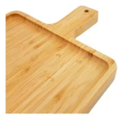 Tabla Con Mango Bamboo 23x24cm Picadas Cocina Tabla Madera - Imagen 5