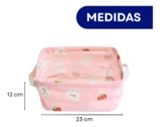 Canasto Organizador Rectangular Pañales Juguetes Infantil - Imagen 2