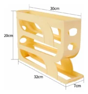 Organizador De Huevos Dispensador Porta Huevera 4 Niveles - Imagen 4