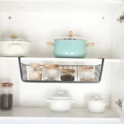 Estante Colgante Burdah Organizador Cocina Alacena Muebles Negro - Imagen 5