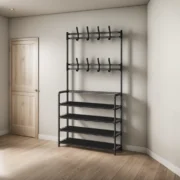 Organizador De Zapatos Y Ropa Con 8 Ganchos Y 4 Niveles - Imagen 5