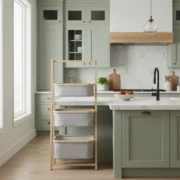 Organizador Multiuso 3 Niveles Canastas Plegable Madera Deco - Imagen 4