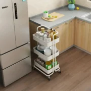 Carrito Organizador Plastico Multiuso Cocina Estante Ruedas - Imagen 3