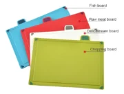 Set De Tablas Cocina Antideslizantes Con Soporte Y Rotulo Tablas - Imagen 5